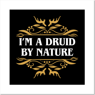 Druid by Nature Funny Tabletop RPG Posters and Art